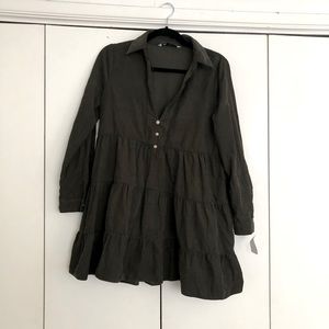 Babydoll Corduroy Dress